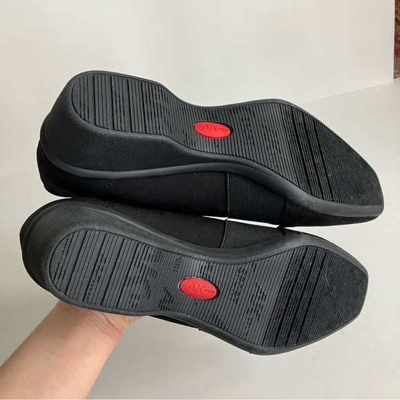 Anne Klein Sport | Wakefield Flex Black Square Toe Flats 10 - Picture 6 of 8